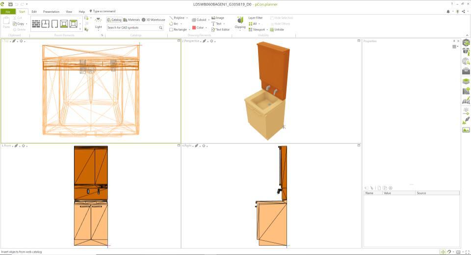 pConplannerの編集画面