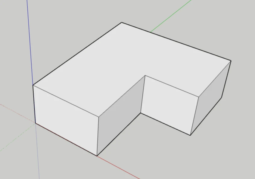 屋根を作る前の図形