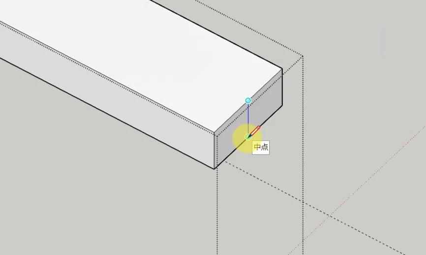 折り目となる線を入れる