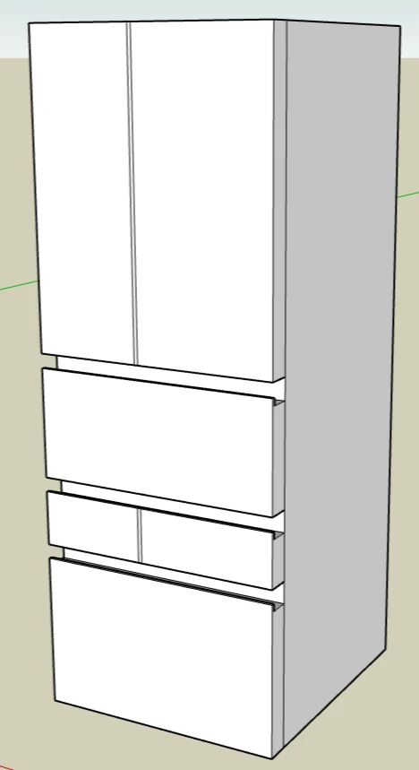 冷蔵庫の簡易モデル