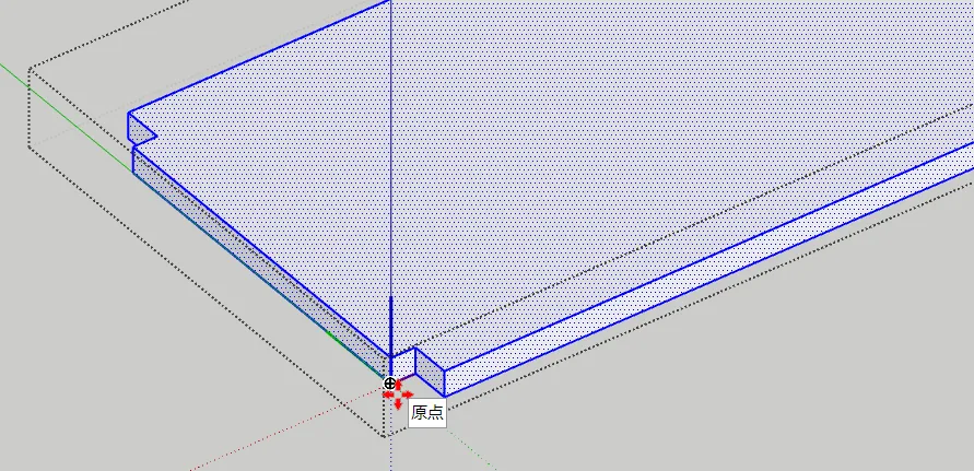 位置合わせしやすいところに原点を移動